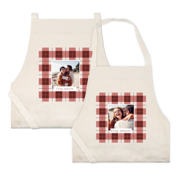 Schortenset voor Ouder en Kind - Natuurlijk Beige Schortenset voor Ouder en Kind - Natuurlijk Beige