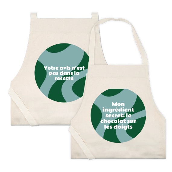 Set de 2 tabliers enfant & adulte Set de 2 tabliers enfant & adulte