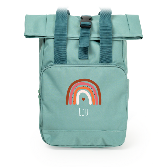 Sac Ă dos vert sauge avec impression Sac Ă dos vert sauge avec impression