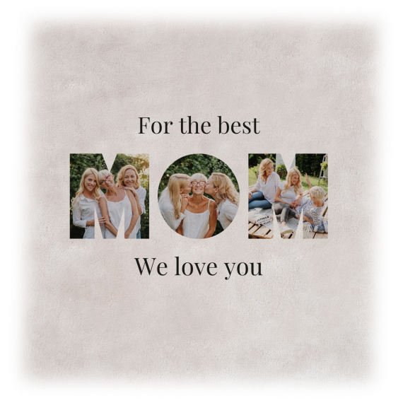 Photo Letters Mom