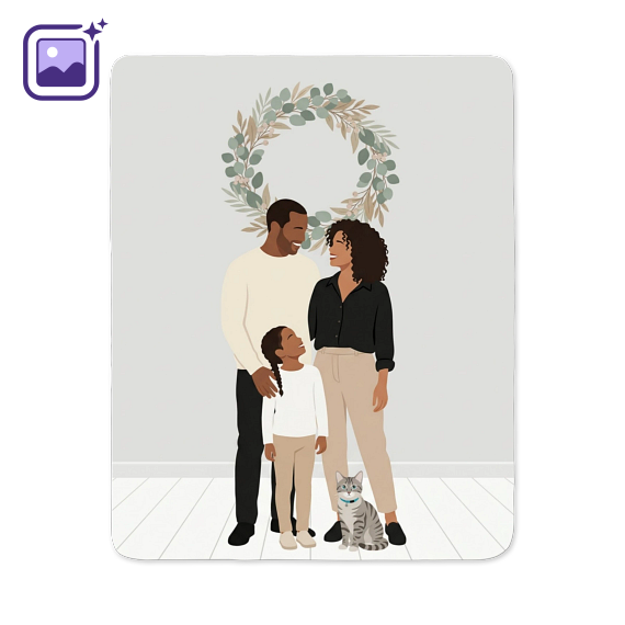 Photo Only Filter Soft Illustration Wreath Photo Only Filter Soft Illustration Wreath