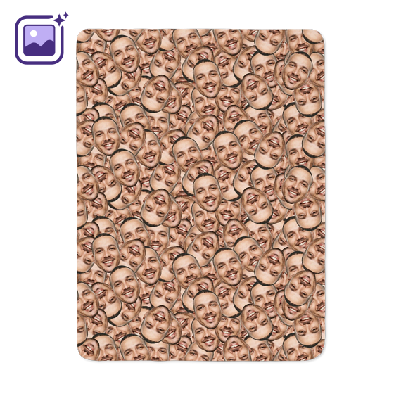 Fleece pledd hvit 150x200cm Fleece pledd hvit 150x200cm