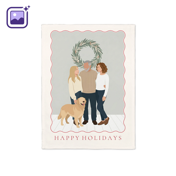 Vintage Scallop Frame Filter Soft Illustration Wreath Vintage Scallop Frame Filter Soft Illustration Wreath