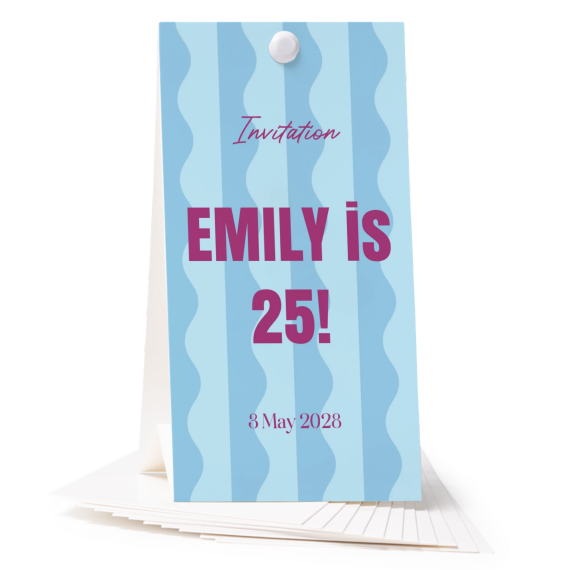 Standing card - set of 12 (6,5 x 12 cm) Standing card - set of 12 (6,5 x 12 cm)