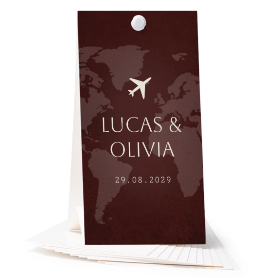 Boarding Pass Wedding - Text Only Boarding Pass Wedding - Text Only