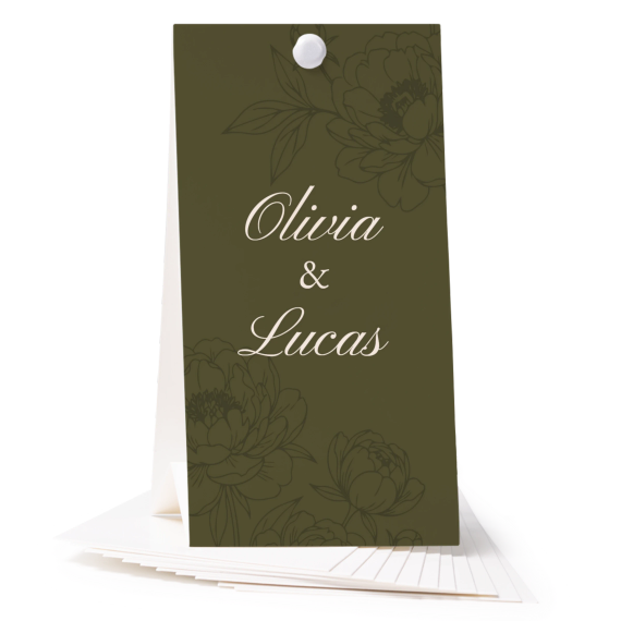 Elegant Peonies - Text Only Elegant Peonies - Text Only