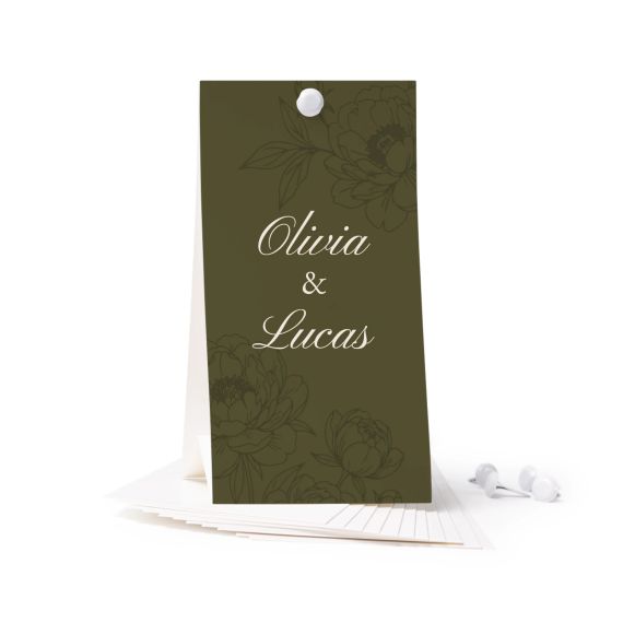 Elegant Peonies - Text Only Elegant Peonies - Text Only