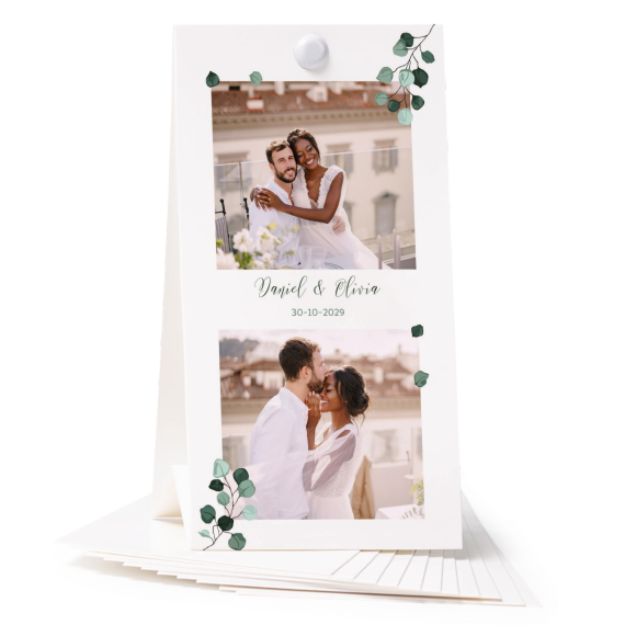 Carte verticale (lot de 12) 6,5 x 12 cm