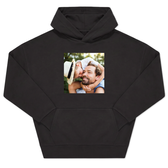 Hoodie Unisex Black Print front Hoodie Unisex Black Print front