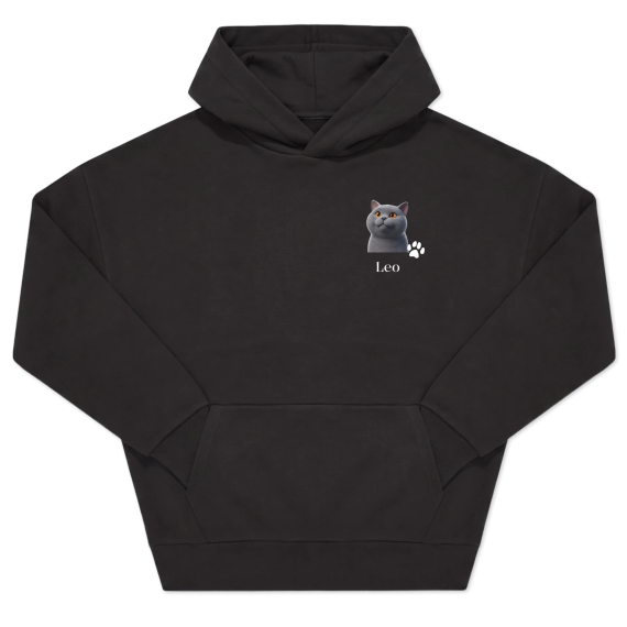 ClothingAdultFrontndSleeve_BlackPawsAvatarPatternFilter3DAnimation