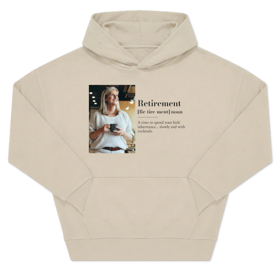 Hoodie Unisex Sand Tryck framsida Hoodie Unisex Sand Tryck framsida
