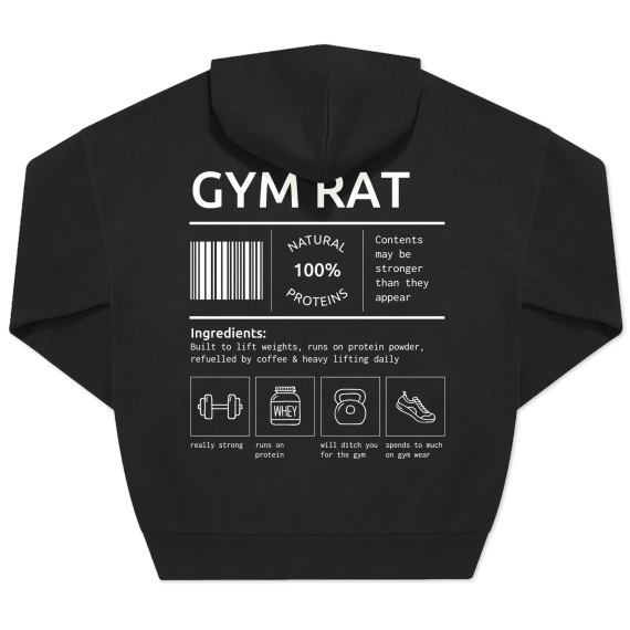 Gym Rat Label - Text only Gym Rat Label - Text only
