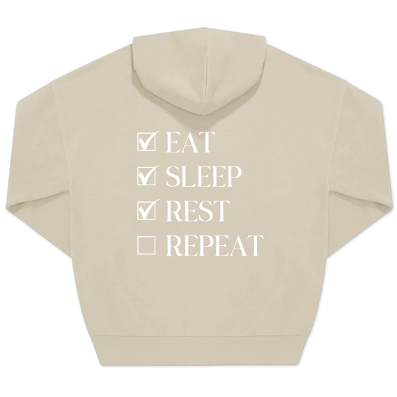 Hoodie Unisex Sand Trykk bagside Hoodie Unisex Sand Trykk bagside