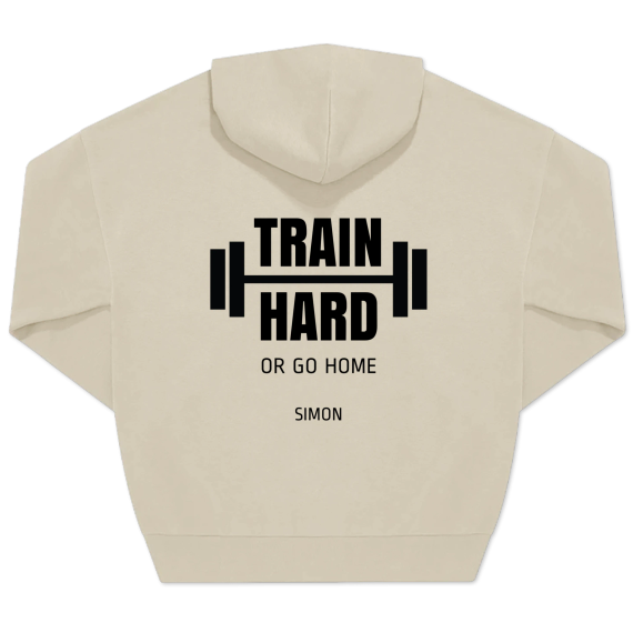 Hoodie Unisex Sand Trykk bagside Hoodie Unisex Sand Trykk bagside