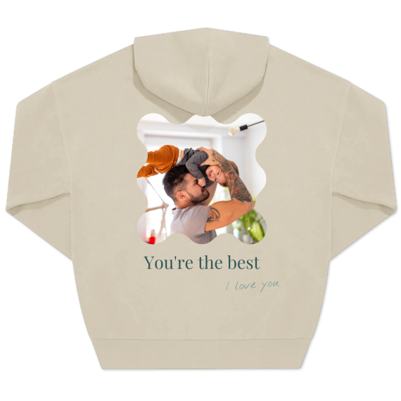 Hoodie Unisex Sand Print back Hoodie Unisex Sand Print back