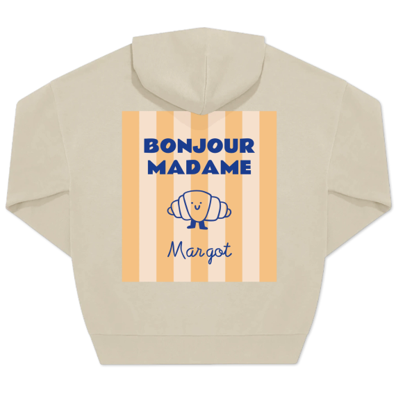 Hoodie Unisex Sand Print back Hoodie Unisex Sand Print back