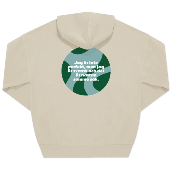 Hoodie Unisex Sand Tryck baksida Hoodie Unisex Sand Tryck baksida