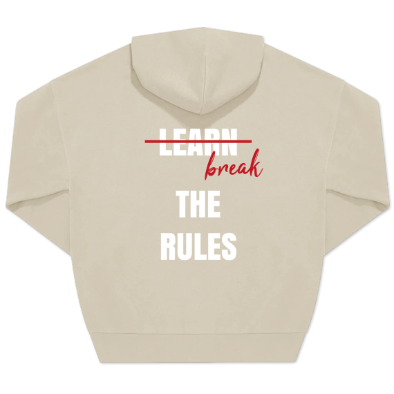 Hoodie beige unisexe Imprimé au dos Hoodie beige unisexe Imprimé au dos