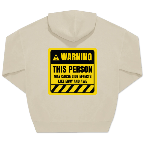 Hoodie Unisex Sand Tryck baksida Hoodie Unisex Sand Tryck baksida