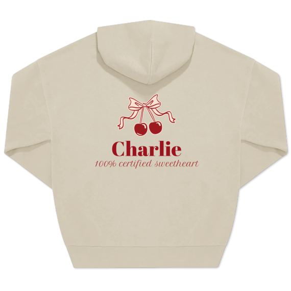 Vintage Cherry Love Text - Only Vintage Cherry Love Text - Only