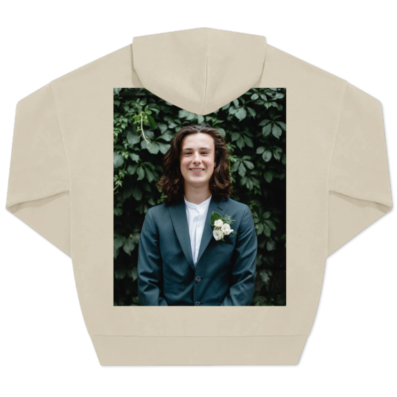 Hoodie Unisex Sand Print back Hoodie Unisex Sand Print back