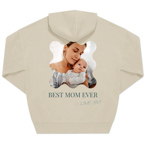 Hoodie Unisex Sand Print back Hoodie Unisex Sand Print back