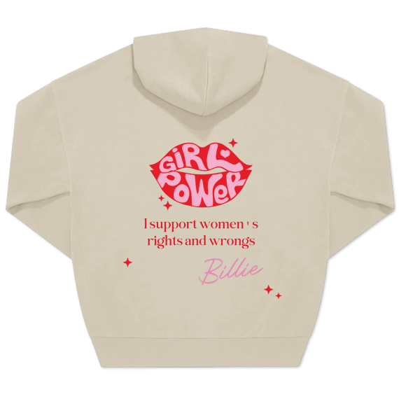 Hoodie Unisex Sand Print back