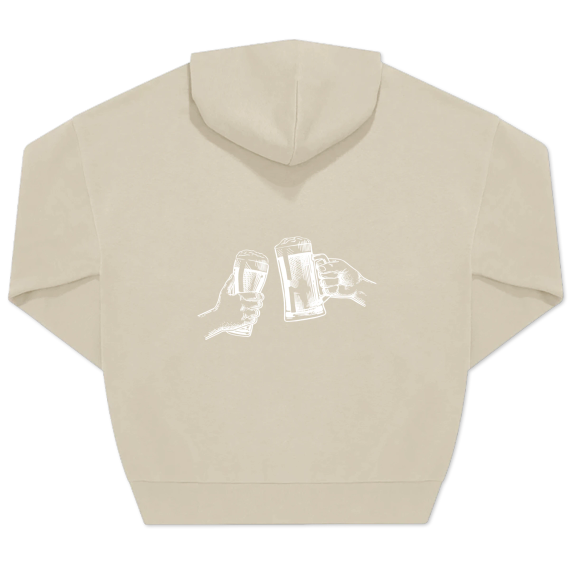 Hoodie Unisex Sand Trykk bagside Hoodie Unisex Sand Trykk bagside