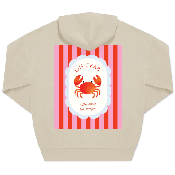 Cheeky Crab Stripes - Text only