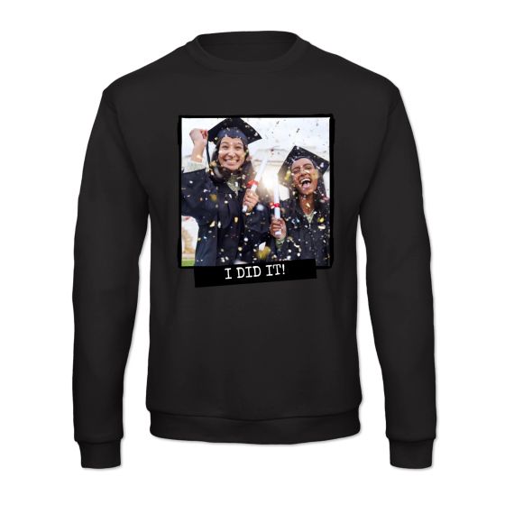 Sweatshirt Unisex Schwarz Sweatshirt Unisex Schwarz