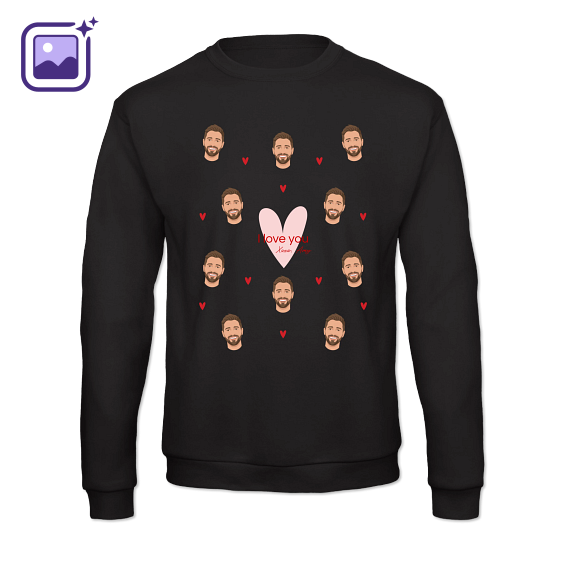 Red Hearts Avatar Pattern
