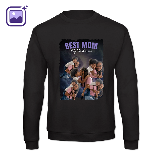 Sweater Unisex Zwart Sweater Unisex Zwart