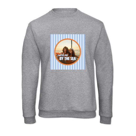 Trøje Unisex Gråmelert