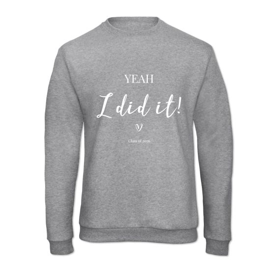Sweat-shirt Unisexe Gris chiné Sweat-shirt Unisexe Gris chiné