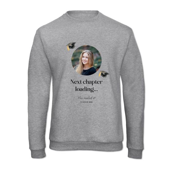 Sweat-shirt Unisexe Gris chiné Sweat-shirt Unisexe Gris chiné