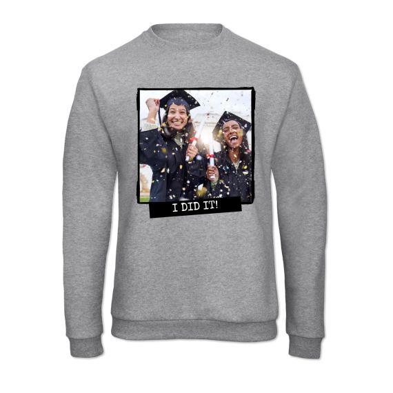 Sweatshirt Unisex Grau gesprenkelt Sweatshirt Unisex Grau gesprenkelt