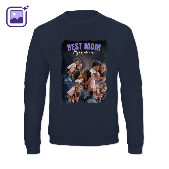 Sweater Unisex Marineblauw Sweater Unisex Marineblauw