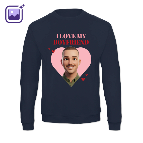 HeartShapeTextAvatar