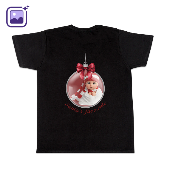 T-shirt Men Black Back