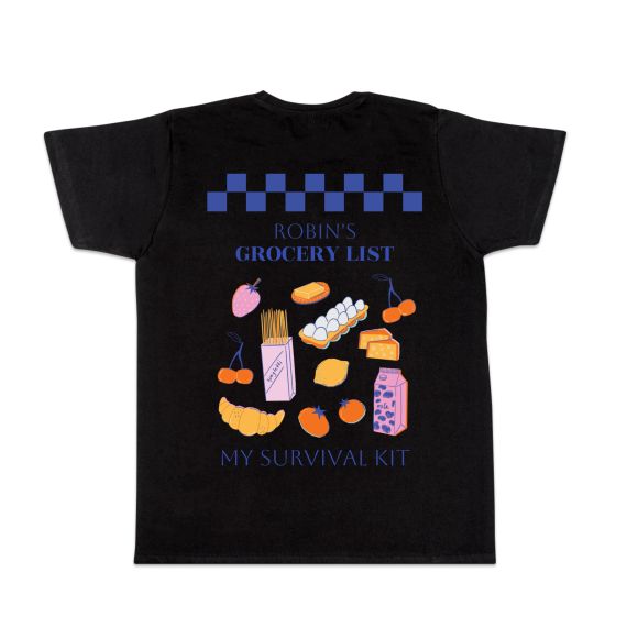 T-shirt svart Baksida T-shirt svart Baksida