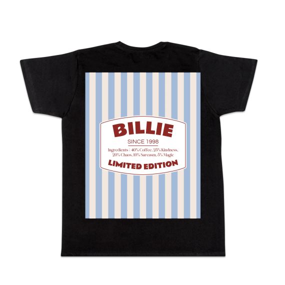 T-shirt svart Baksida T-shirt svart Baksida