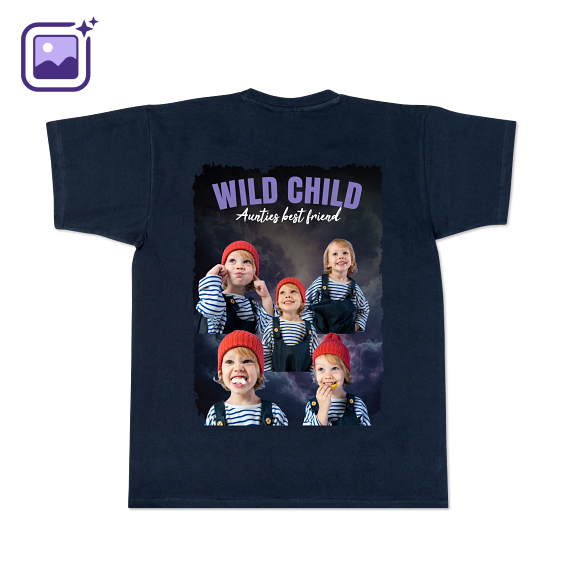 T-shirt Dark Blue Back T-shirt Dark Blue Back