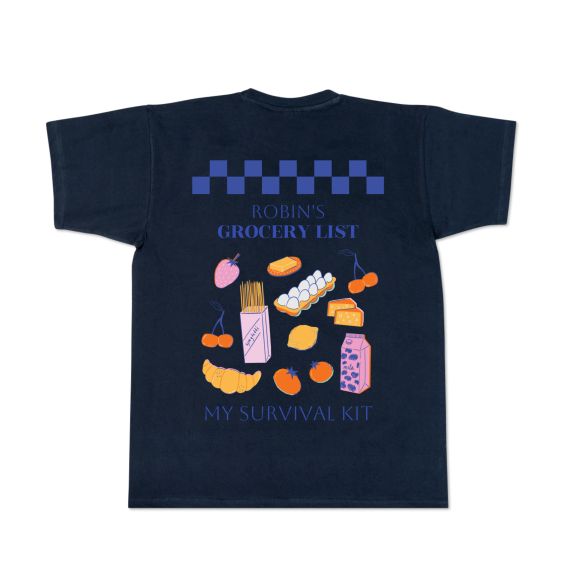 T-shirt mörkblÄ Baksida T-shirt mörkblÄ Baksida