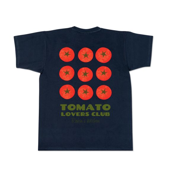 T-shirt mannen donkerblauw Achterkant T-shirt mannen donkerblauw Achterkant