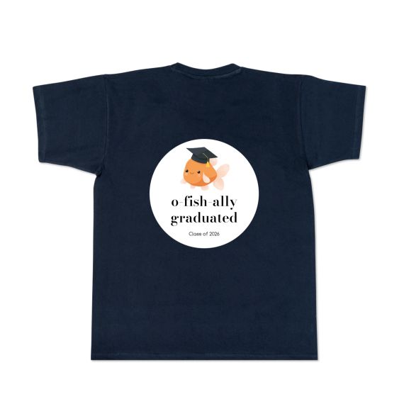 T-shirt bleu foncé Arrière T-shirt bleu foncé Arrière