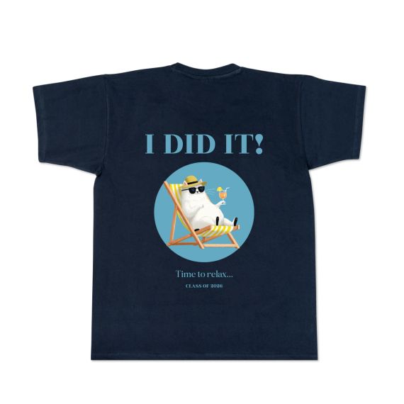 T-shirt Men Dark Blue Back T-shirt Men Dark Blue Back