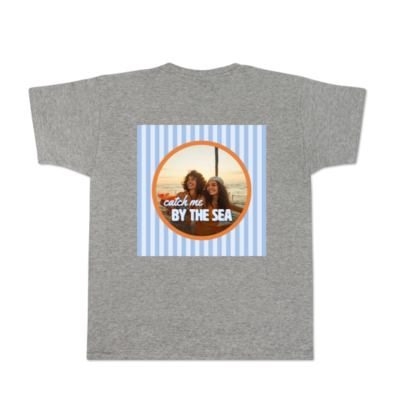 T-shirt grå Bagside