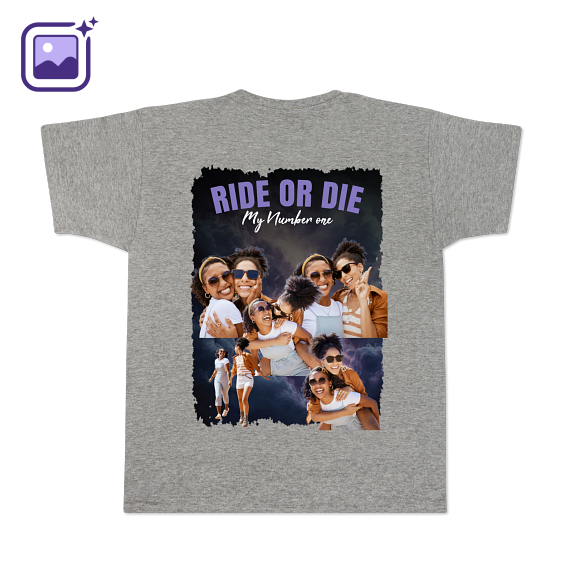 T-shirt gris Arrière T-shirt gris Arrière