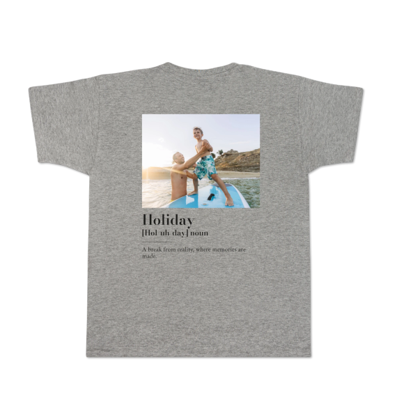T-shirt Grey Back T-shirt Grey Back