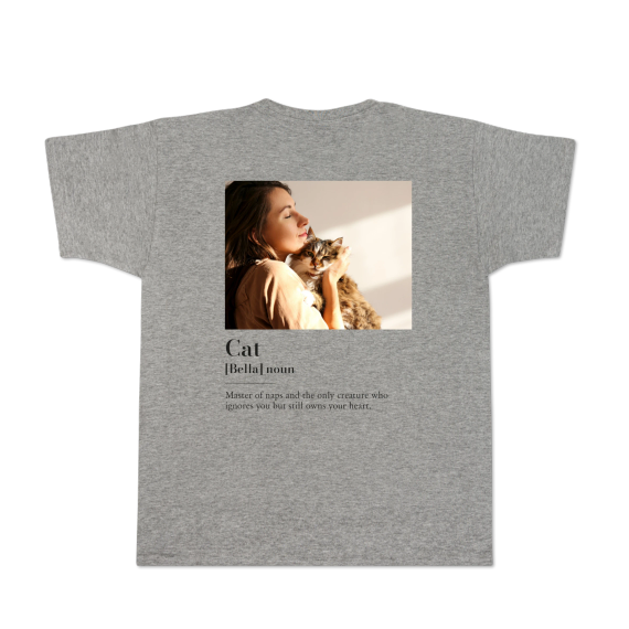 T-shirt Men Grey Back T-shirt Men Grey Back